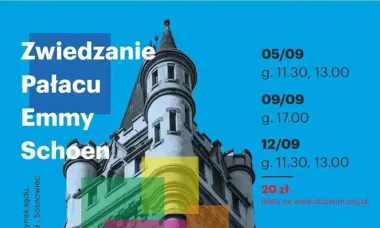Pałac Emmy znów dostępny dla zwiedzających. Pięć oprowadzań we wrześniu